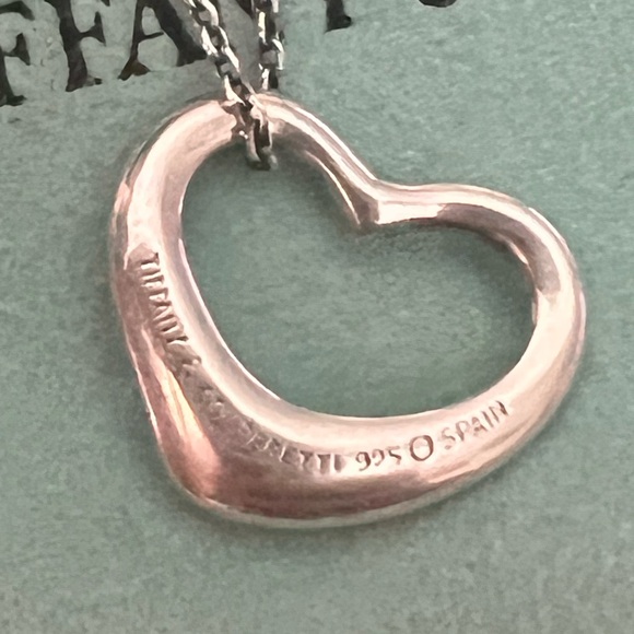 Tiffany & Co. Elsa Peretti Open Heart Pendant Necklace - Picture 2 of 4